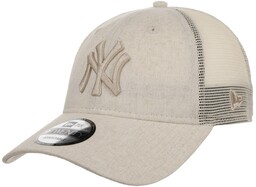 LINEN 9TWENTY TRUCKER NEYYAN STN by New Era, jasnobeżowy, One Size
