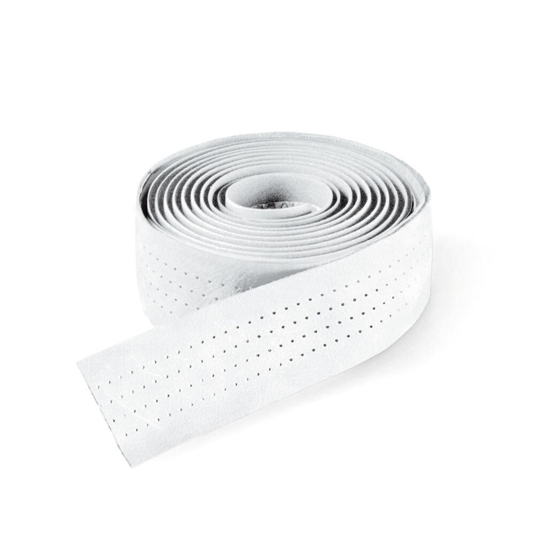 Selle Italia Smoothie Tape Classica ze skórzanym paskiem na żel 2.5 MM kierownica, biały, biały 20I0000000000E32