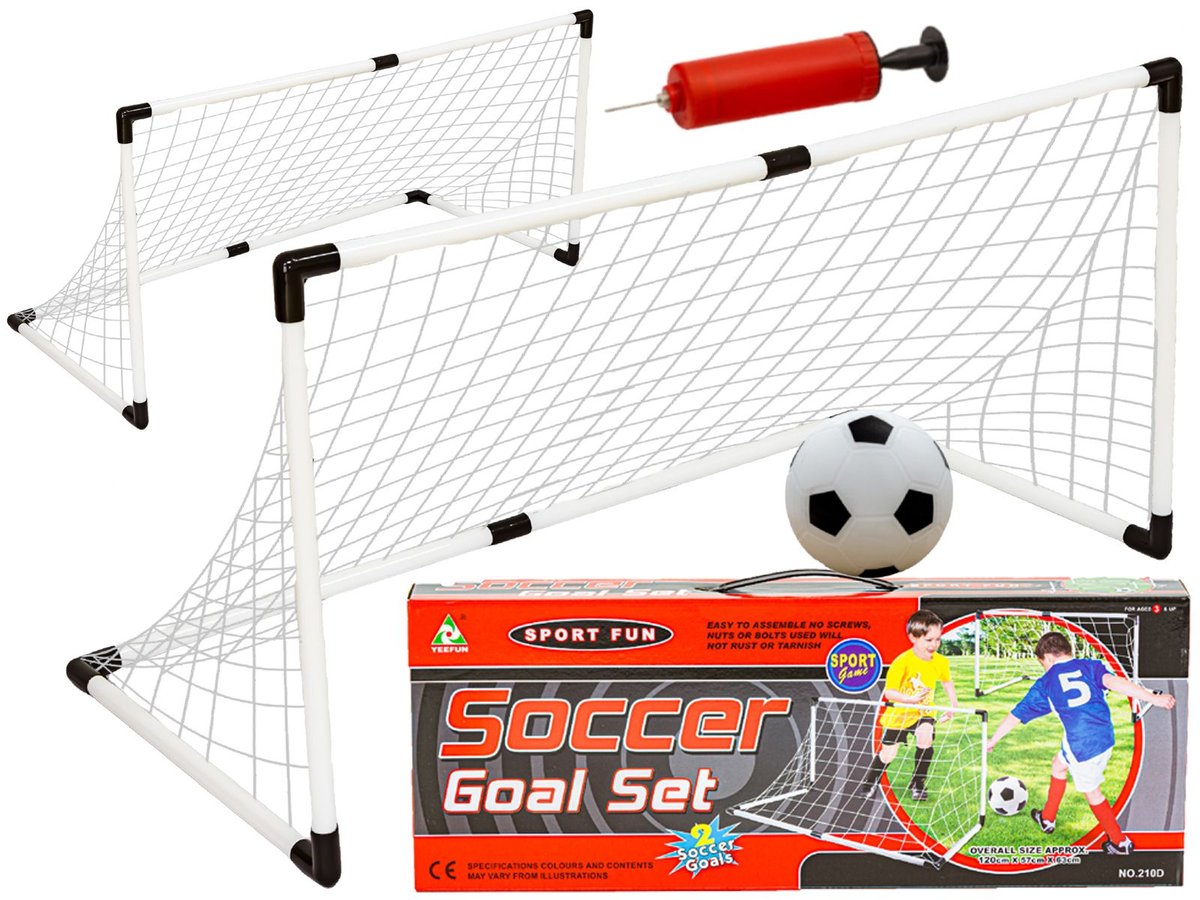 Zestaw Bramki Do Gry W Piłkę Nożną