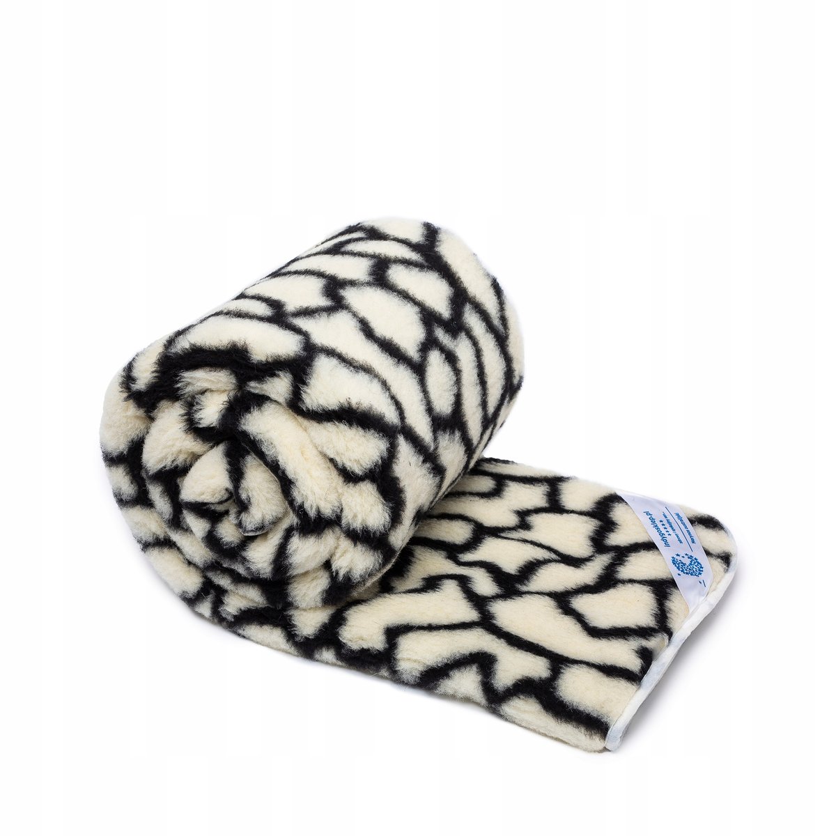 Koc Wełniany 180X200 Merynos Australijski Kamyczki