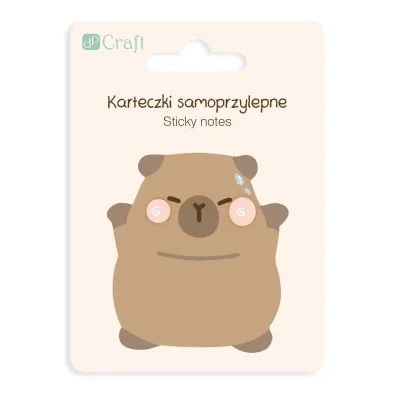 Karteczki samoprzylepne Kapibara Happy 6,2x6 cm 30k.