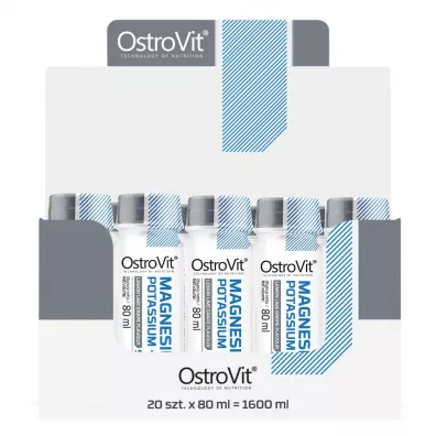 OstroVit Magnesium Potassium + B6 Shot suplement diety 1.6 l