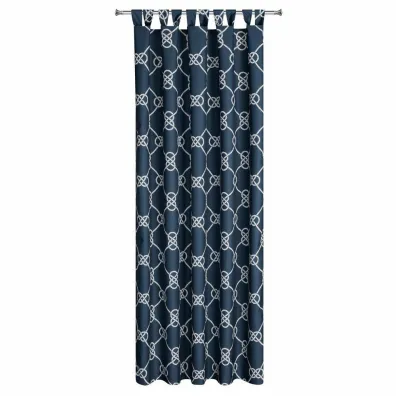 Eurofirany B.b. Choczyńscy Sp.J. Zasłona ogrodowa 155x200 granat węzeł