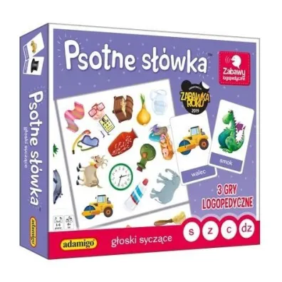 Psotne słówka - głoski syczące Adamigo