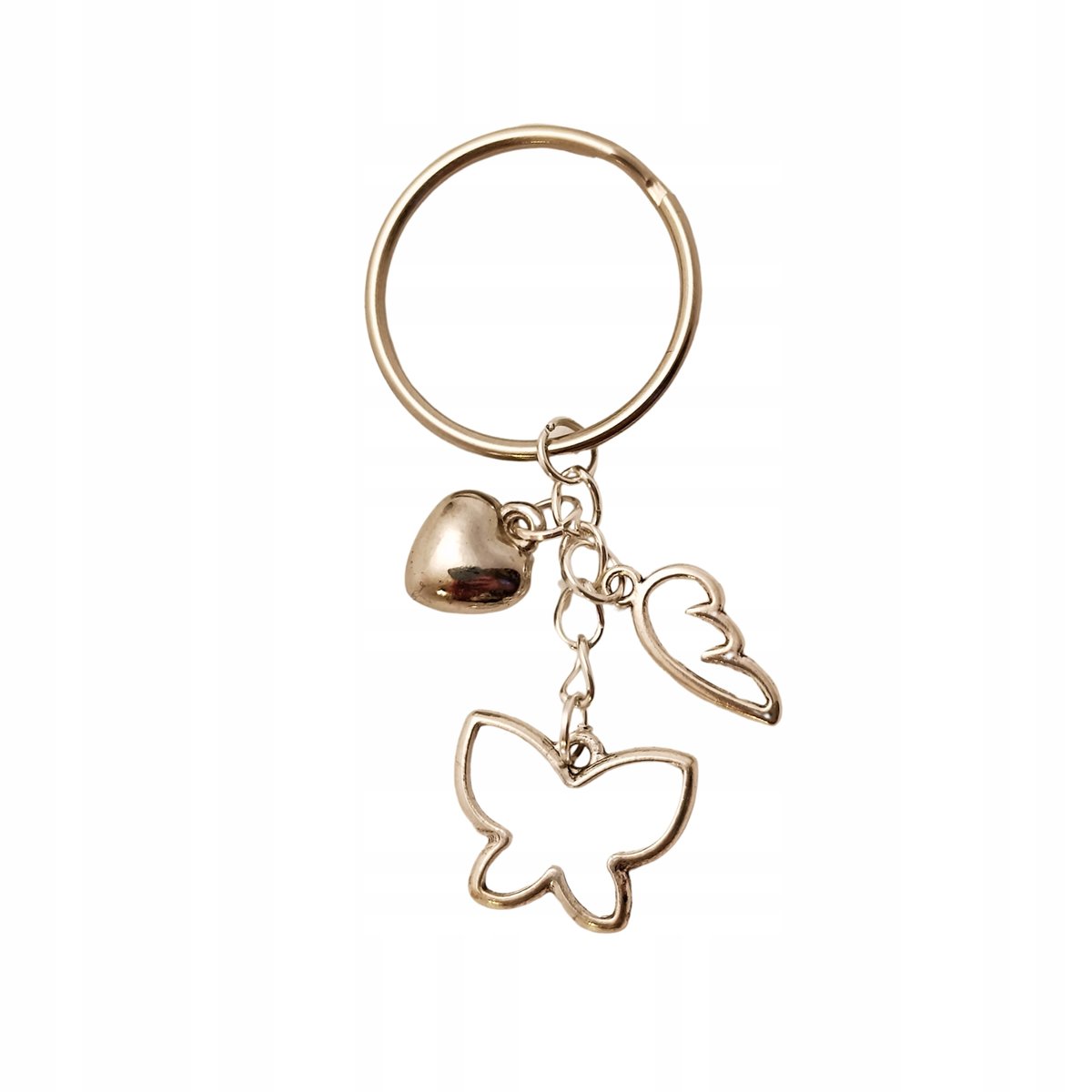 Breloczek motyl Brelok skrzydła motyla Kółko do kluczy