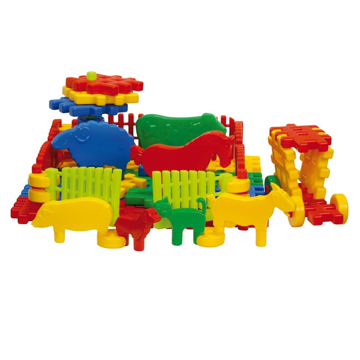 Dla Dzieci Klocki Konstrukcyjne Kolorowe