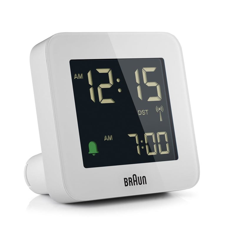 Braun BC09-DCF Cyfrowy budzik Biały