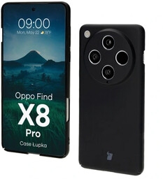 Bizon Etui Case Łupka do Oppo Find X8 Pro, czarne