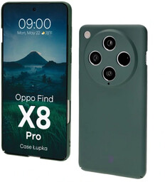 Bizon Etui Case Łupka do Oppo Find X8 Pro, zielone