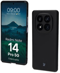 Bizon Etui Case Łupka do Xiaomi Redmi Note 14 Pro 5G, czarne