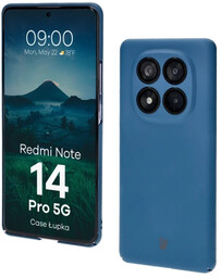 Bizon Etui Case Łupka do Xiaomi Redmi Note 14 Pro 5G, niebieskie