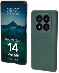 Bizon Etui Case Łupka do Xiaomi Redmi Note 14 Pro 5G, zielone