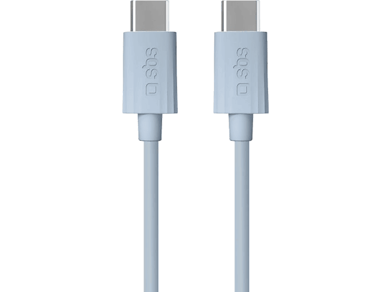 Kabel USB typ C SBS TECABLETCC6015WGRS 1,5M 60 W Niebieski