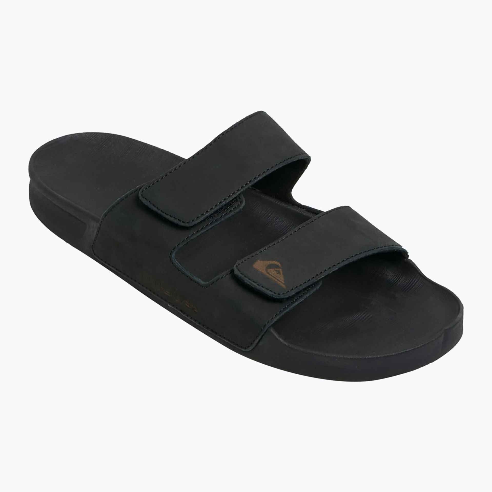 Klapki męskie Quiksilver Rivi Leather Double Adjust black 1 WYSYŁKA W 24H 30 DNI NA ZWROT