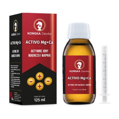 Końska Dawka Activo Mg + Ca Aktywne jony Magnezu i Wapnia, 125 ml