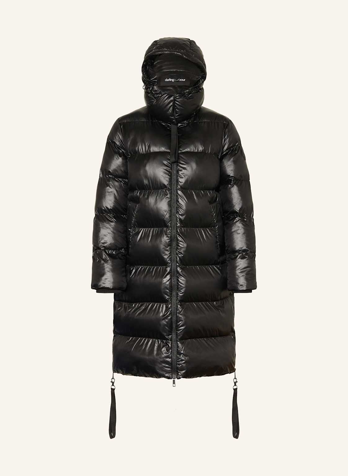 Darling Harbour Płaszcz Pikowany schwarz