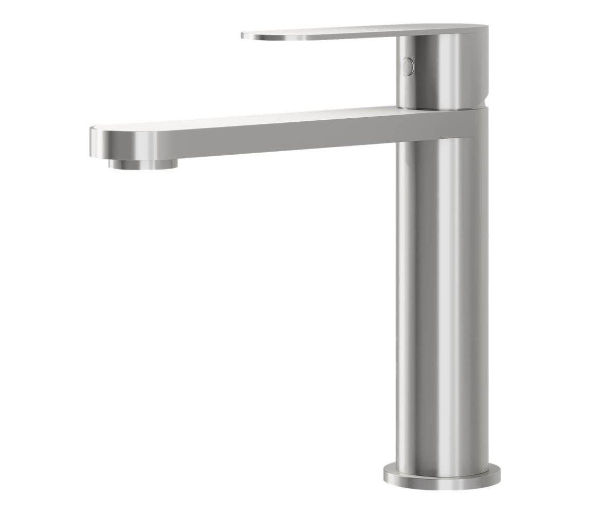BATH DELUXE 28-017-02-71-02 -Kran do umywalki TARNBY 17,3 cm szczotkowany stal nierdzewna