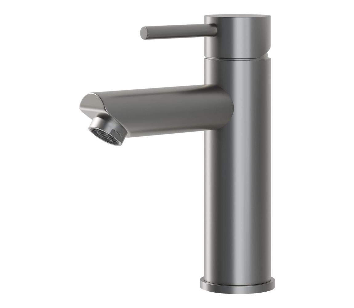 BATH DELUXE 28-017-03-73-02 - Kran do umywalki RINGSTED 17,8 cm proszkowo szary