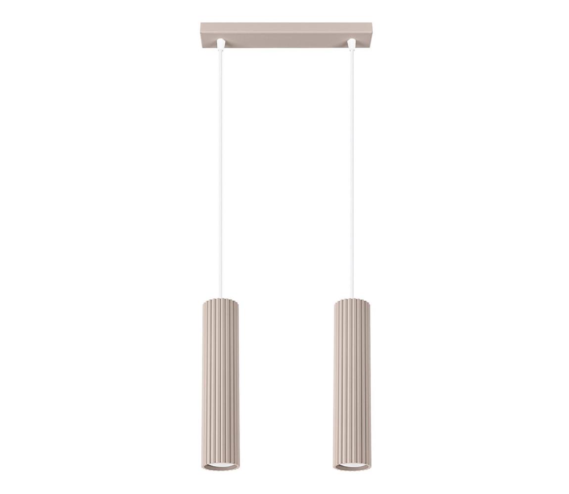 Brilagi - Żyrandol na lince CRESTO 2xGU10/10W/230V taupe