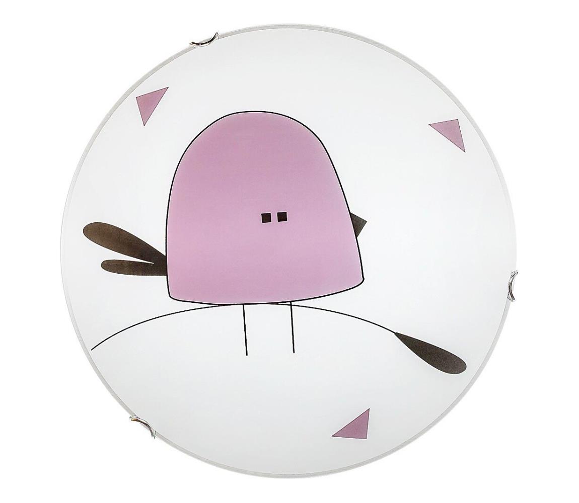 Rabalux 71278 - Plafon dziecięcy FOWLY 2xE27/60W/230V