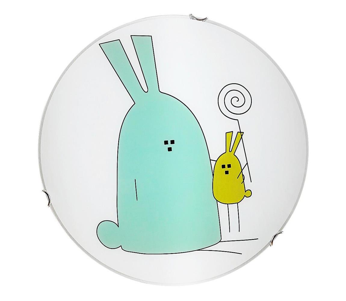 Rabalux 71279 - Plafon dziecięcy FLAPPY 2xE27/60W/230V