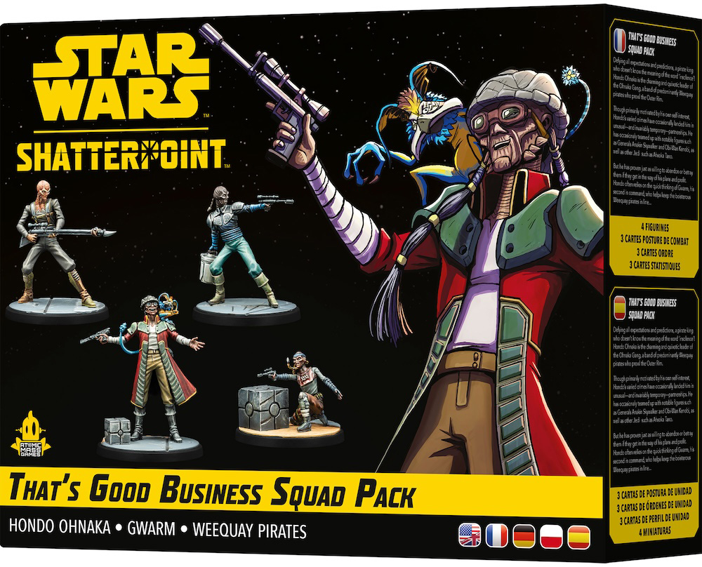 Dodatek do gry planszowej Rebel Star Wars Shatterpoint Dobry interes Hondo Ohnaka (wydanie międzynarodowe) (0841333123161)
