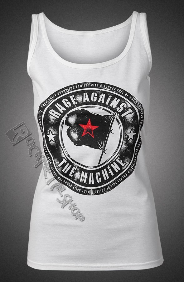bluzka damska RAGE AGAINST THE MACHINE - BULLS, na ramiączkach-XL