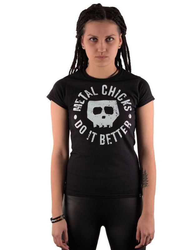 bluzka damska METAL CHICKS DO IT BETTER - SKULL-M