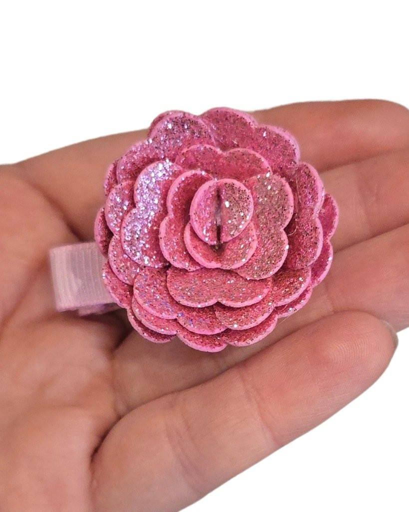 Spinka z różyczką hand made personalizacja