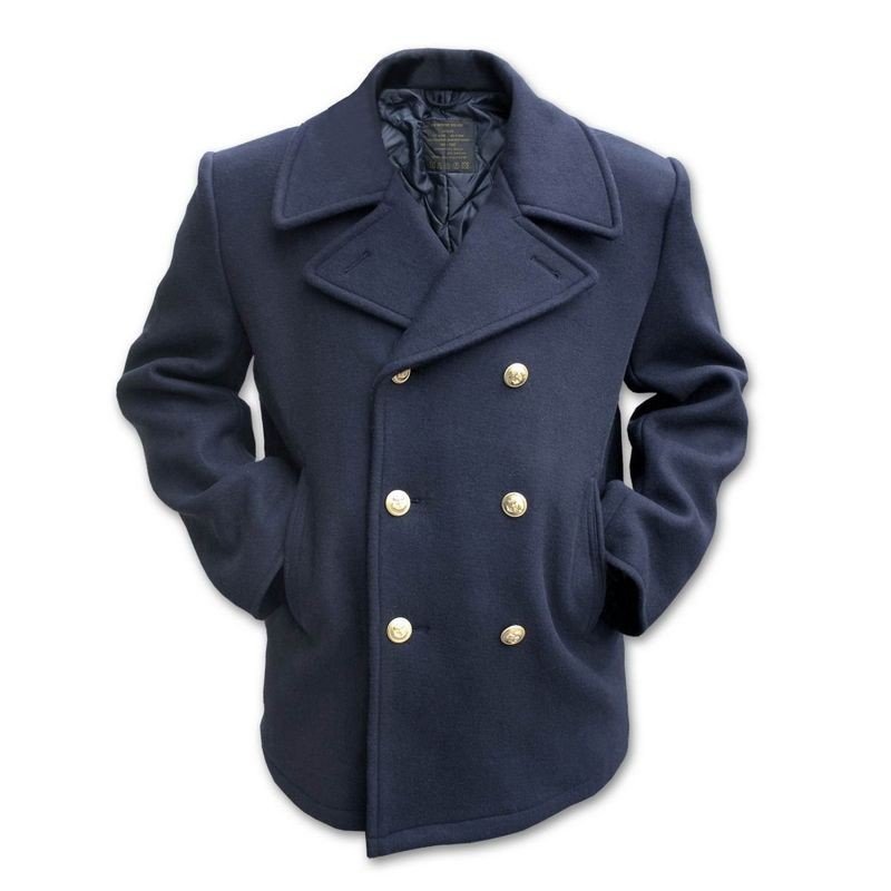 płaszcz marynarski BW MARINE COLANI TUCH DK.BLAU-XS