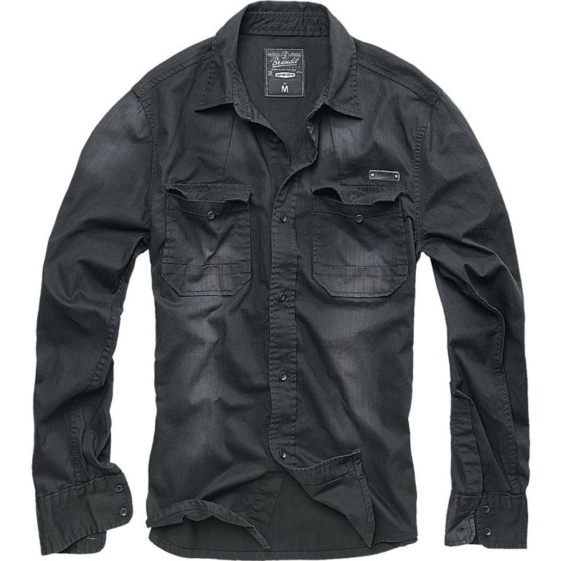 koszula DENIMSHIRT HARDEE BLACK-S