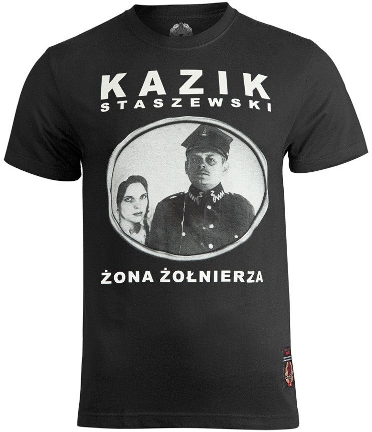 koszulka KAZIK - ŻONA ŻOŁNIERZA, czarna-L