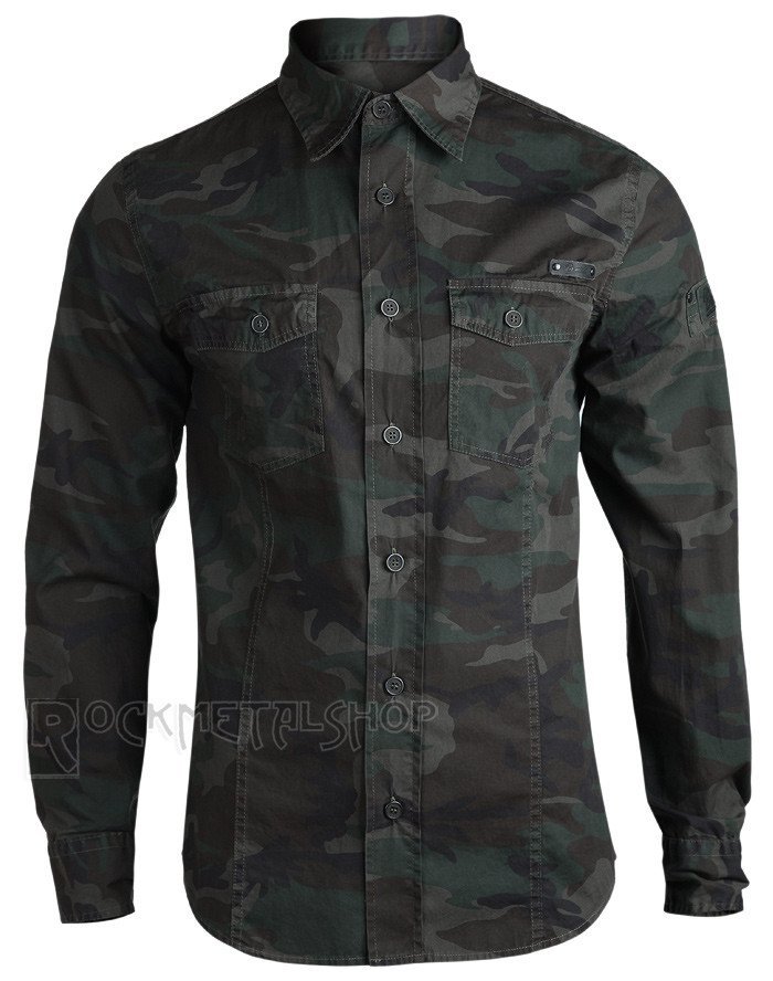 koszula MEN SHIRT SLIM - WOODLAND-S