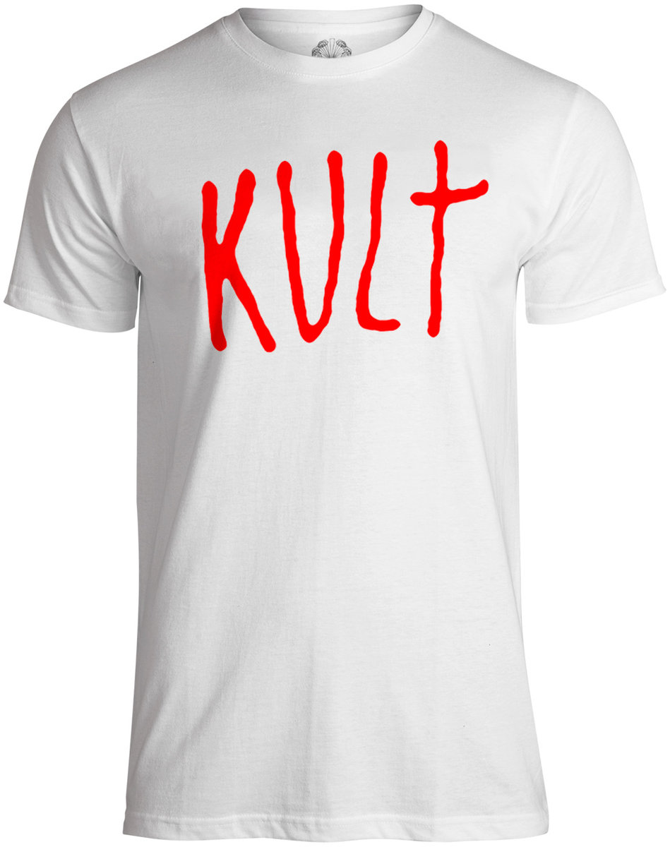 koszulka KULT - LOGO (BIAŁA)-XL