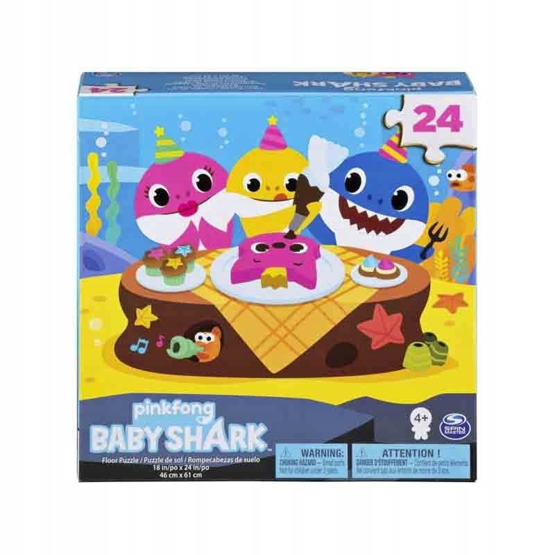 PUZZLE BABY SHARK 24EL SPIN MASTER BABY DUŻE REKINEK