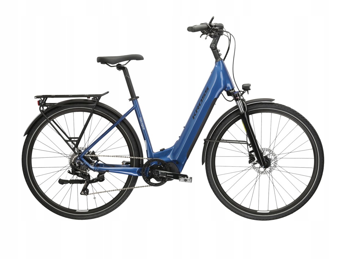 Rower elektryczny KROSS TRANS HYBRID 3.0 LS rozmiar XL Niebieski