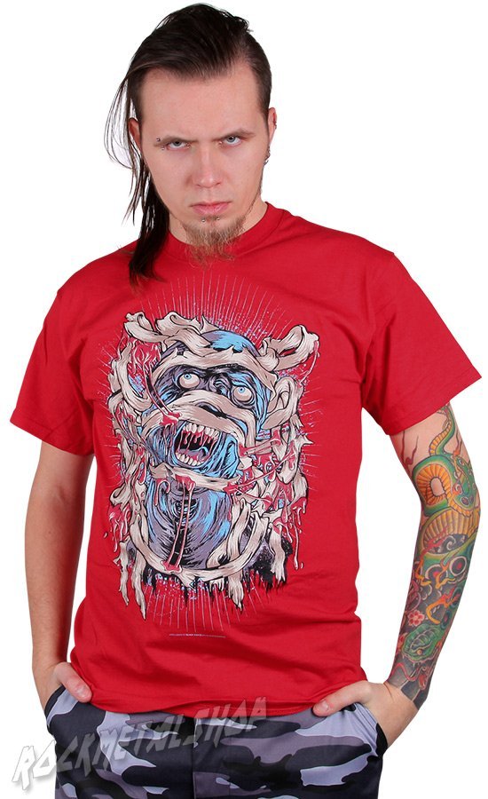 koszulka BLACK ICON - SCREAM OF THE MUMMY czerwona (MICON046RED)-S