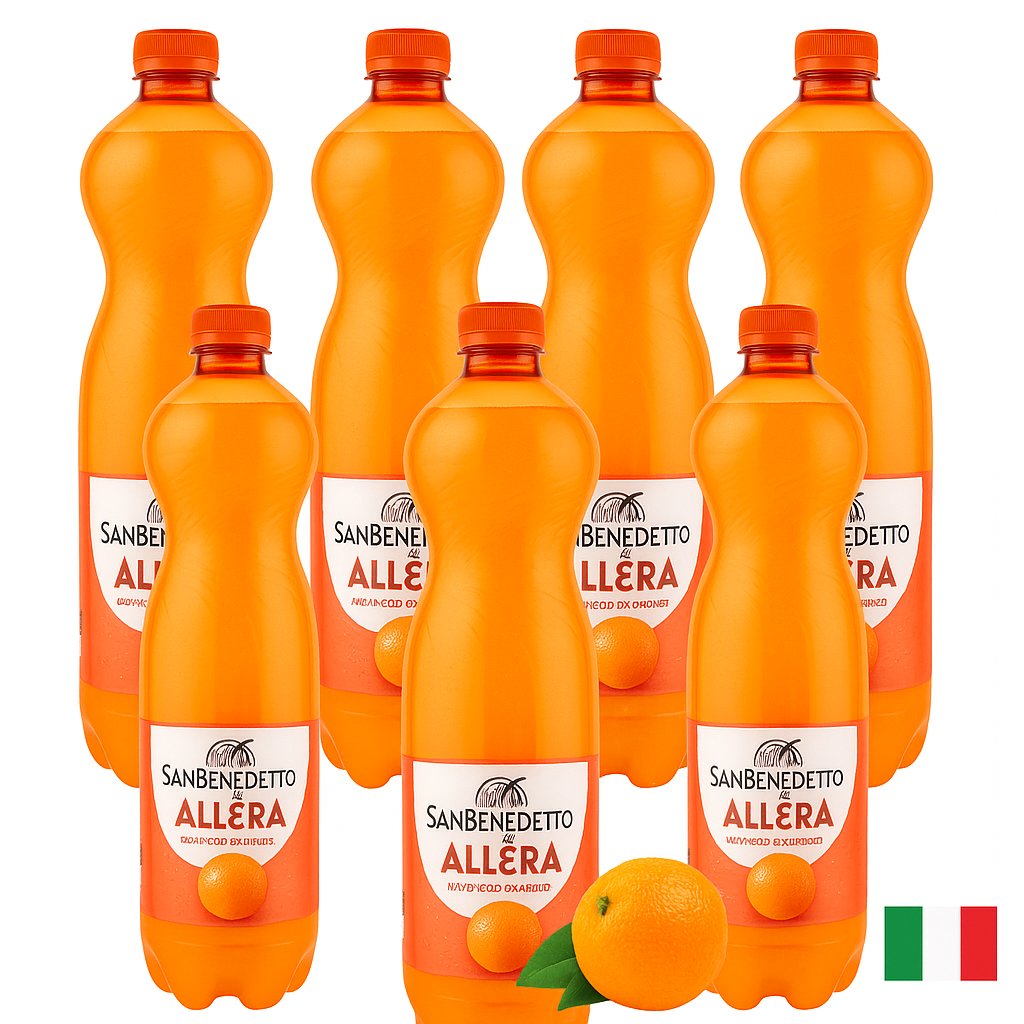 Lemoniada pomarańczowa Allegra 1,5l - San Benedetto x 7