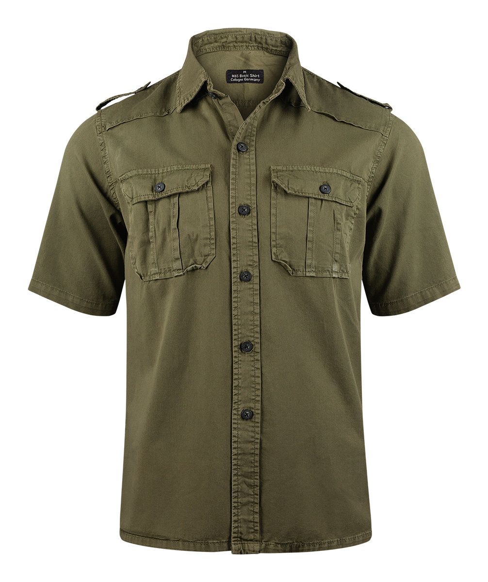 koszula M65 BASIC SHIRT 1/2 ARM OLIVE-L