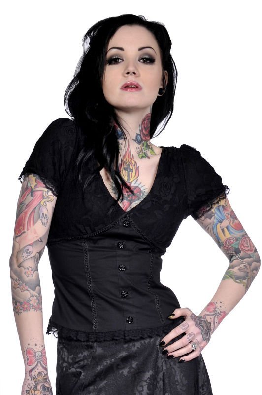 bluzka damska LIVING DEAD SOULS (BLACK)-L