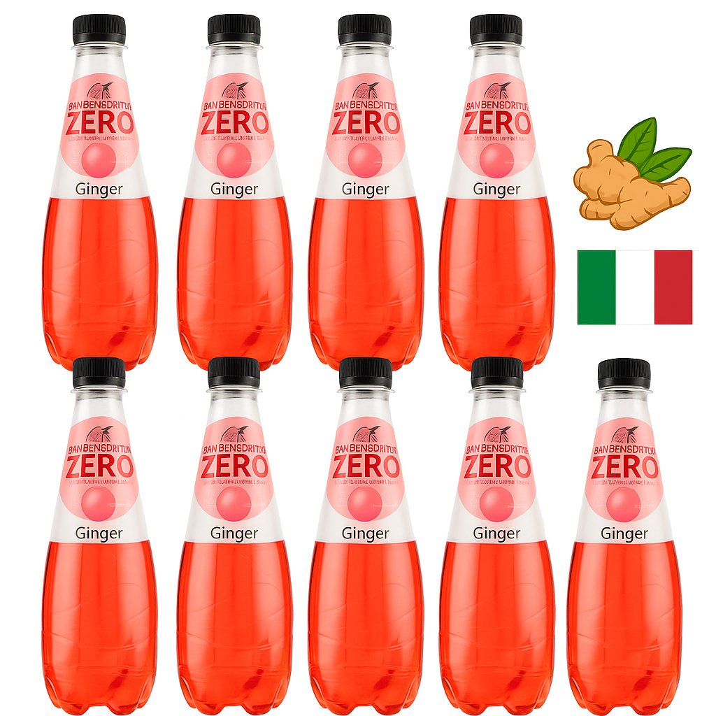 Lemoniada Ginger Zero 750ml -x 9 San Benedetto