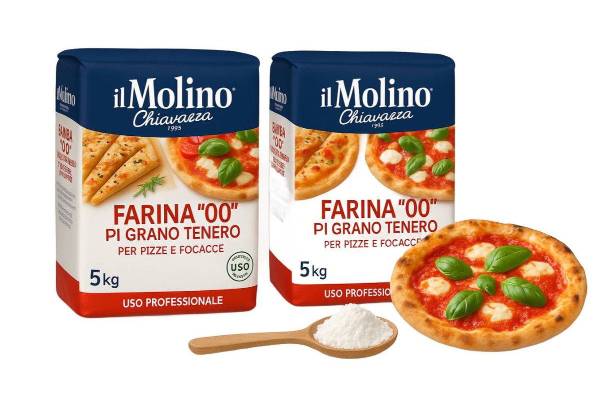 Mąka Farina typ 00 per Pizza e Focacce 5kg -x2 il Molino Chiavazza