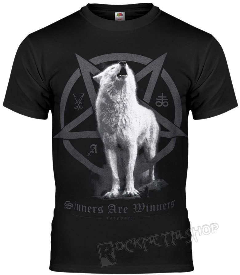 koszulka AMENOMEN - WHITE WOLF (OMEN048KM)-S