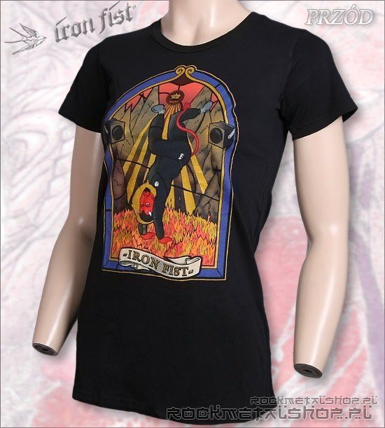 bluzka damska IRON FIST - S8N (BLACK) \-M