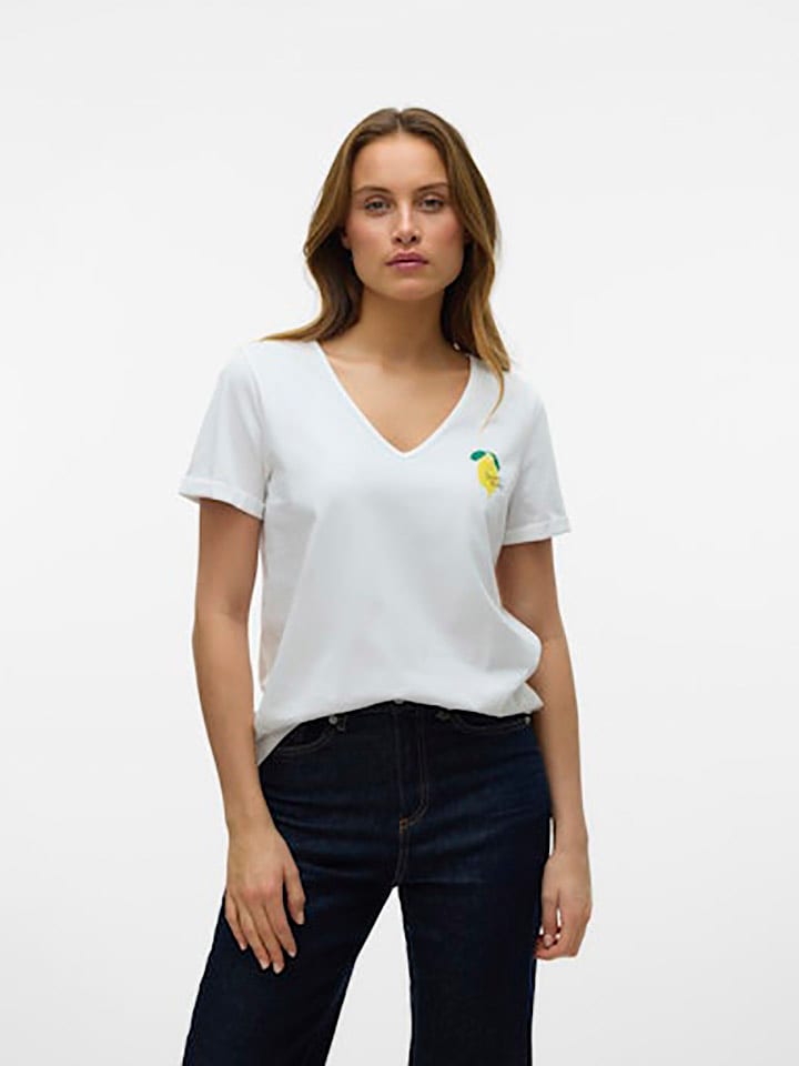Vero Moda Koszulka w kolorze białym