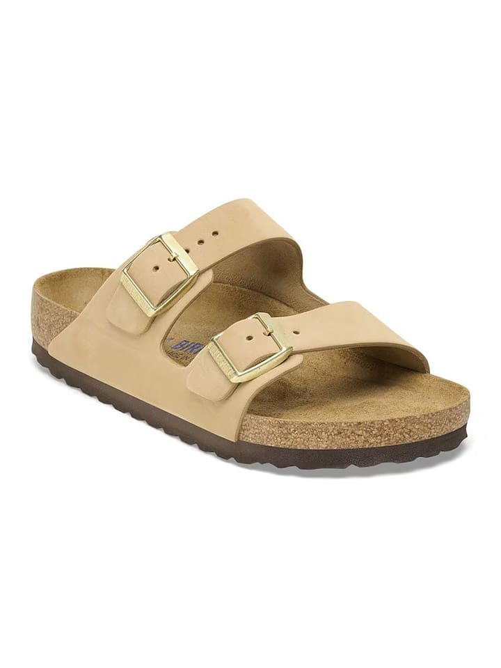 Birkenstock Skórzane klapki 