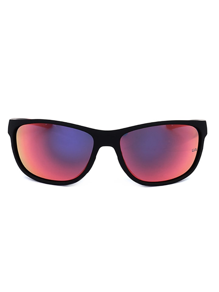 Under Armour Dziecięce okulary przeciwsłoneczne w kolorze czarno-fioletowo-różowym