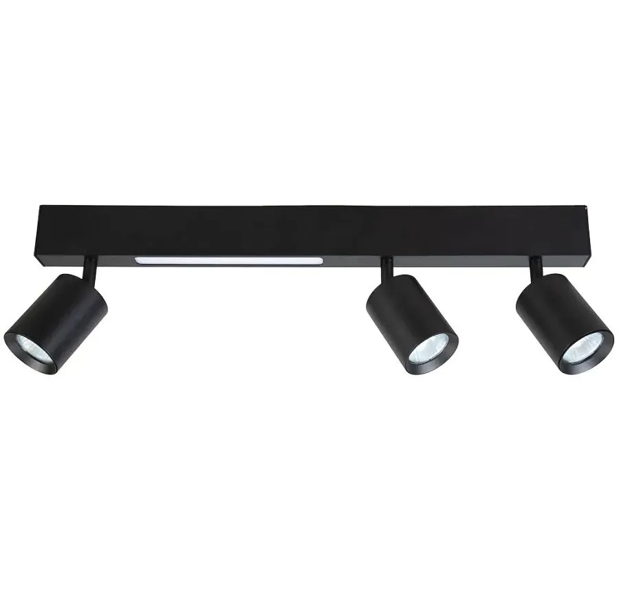 Czarna loftowa lampa sufitowa - K581- G1-P13