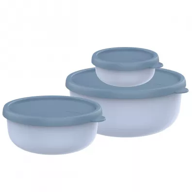 Mepal Zestaw pojemników Lumina 2.0 Nordic Blue 106298013800 250 ml + 750 ml + 1.5 l