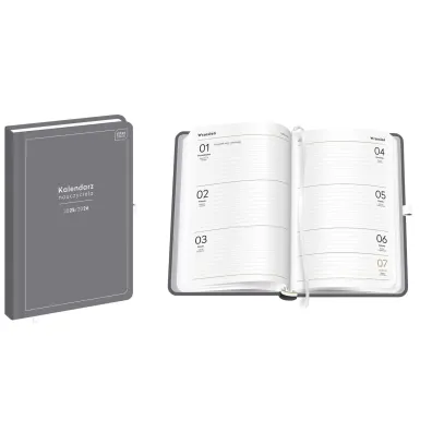 Interdruk Kalendarz nauczyciela 2025/2026 A5/192K Grey